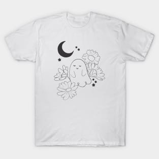 Moon Flower Ghost 2 T-Shirt